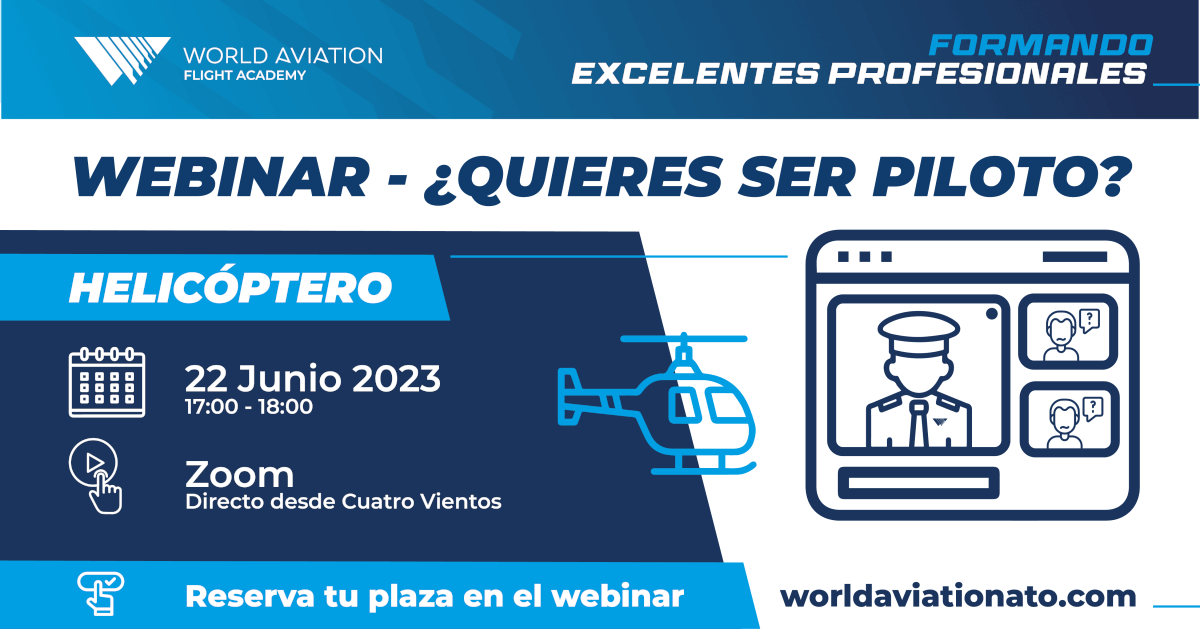 Webinar Ser Piloto de Helicóptero Junio España Madrid 2023