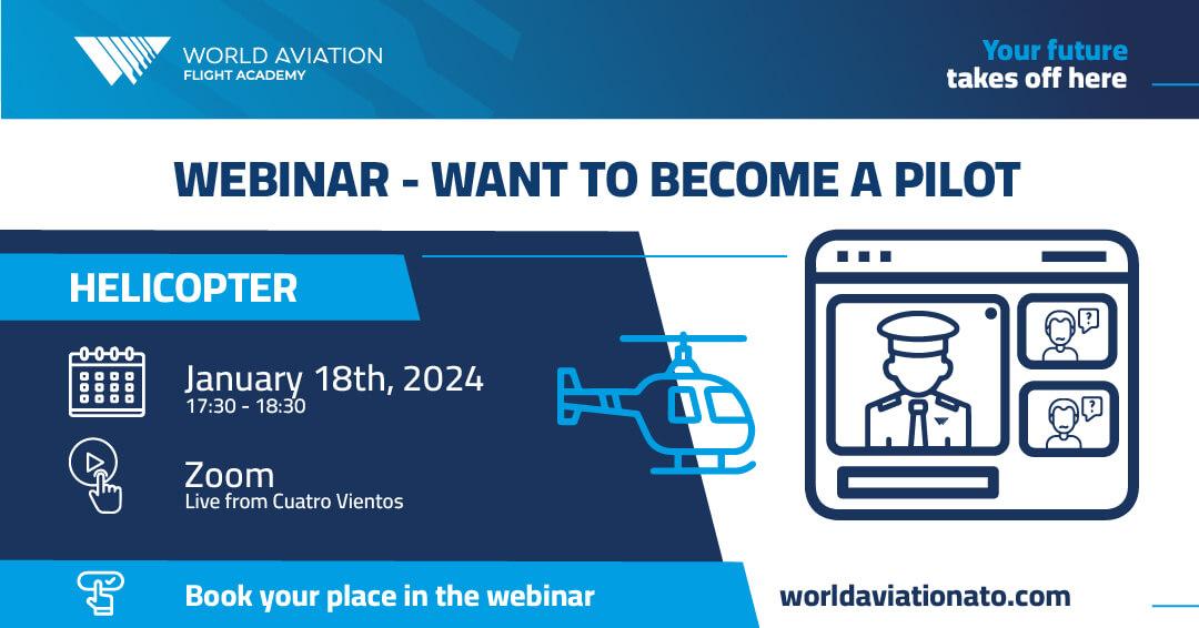 Webinar January 18 How to become a helicopter pilot World Aviation