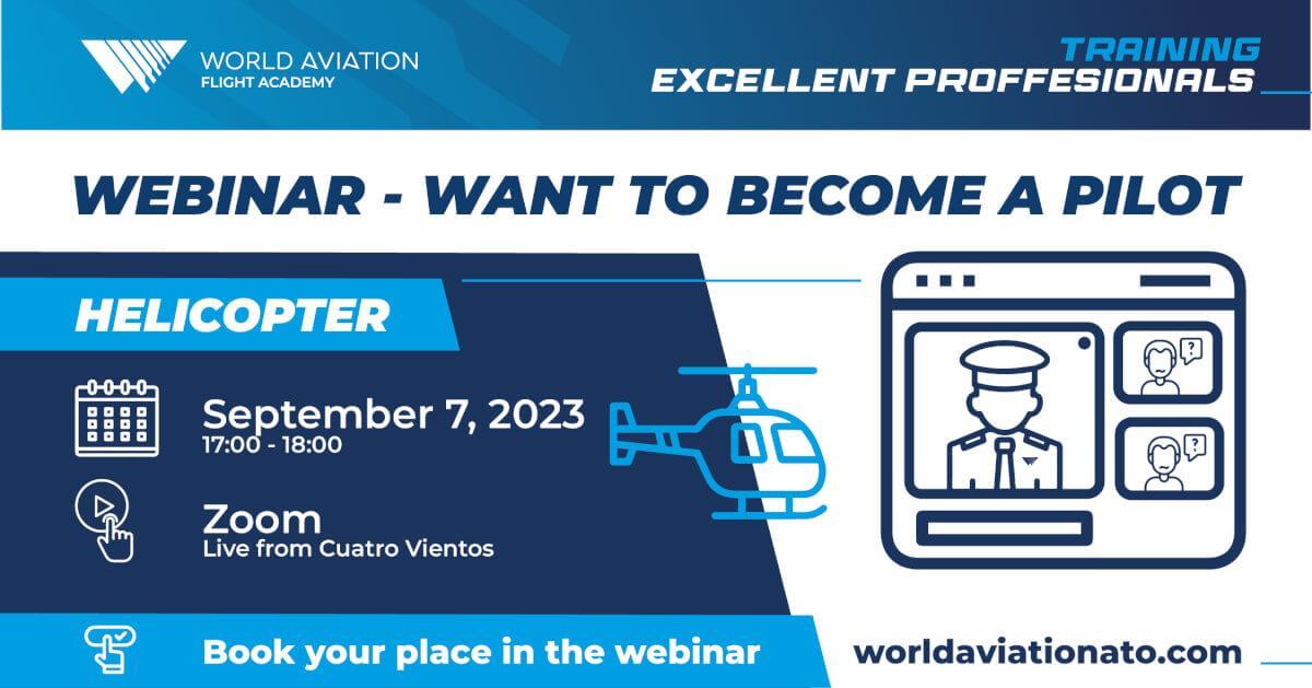 Webinar Become a Helicopter Pilot September Spain Madrid 2023
